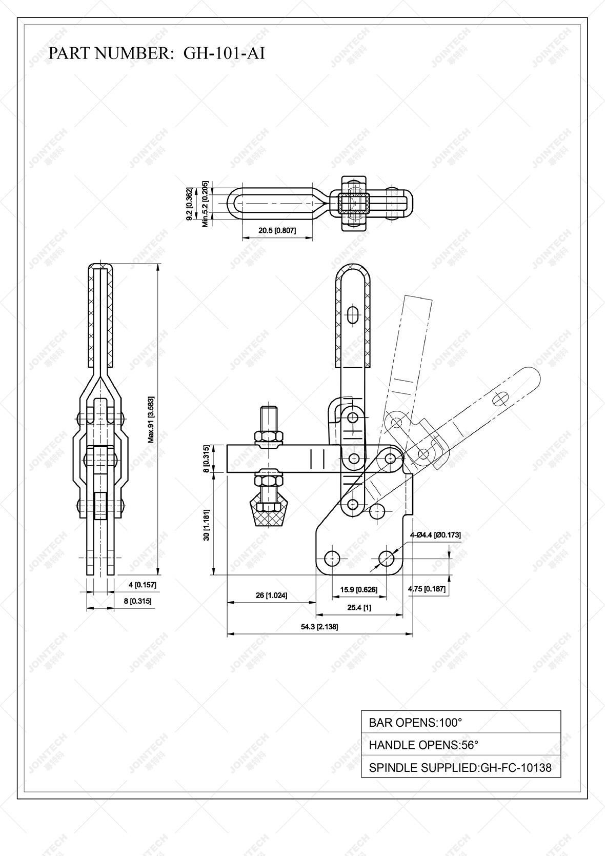 Straight Base Mounted Zinc Coating Vertical Toggle Clamp Buy Vertical