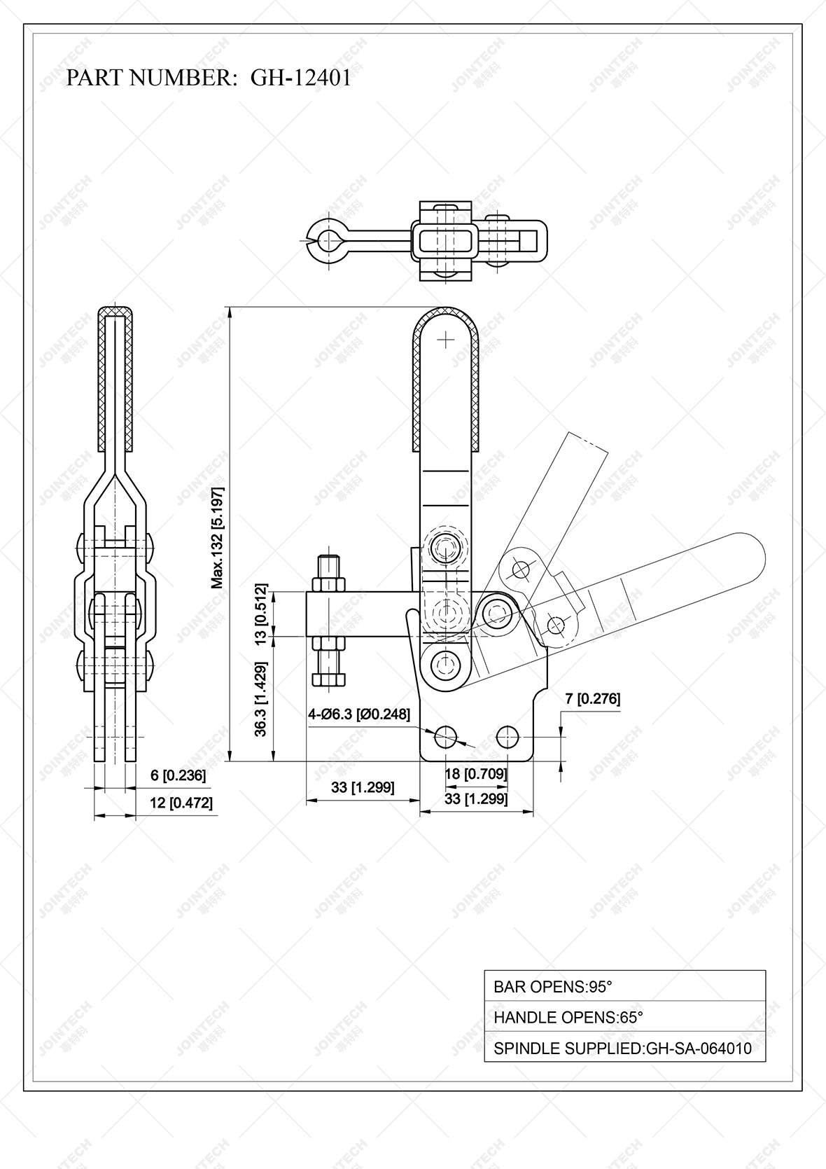 Small Holding Force Jig Assembly Steel Vertical Toggle Clamp Buy