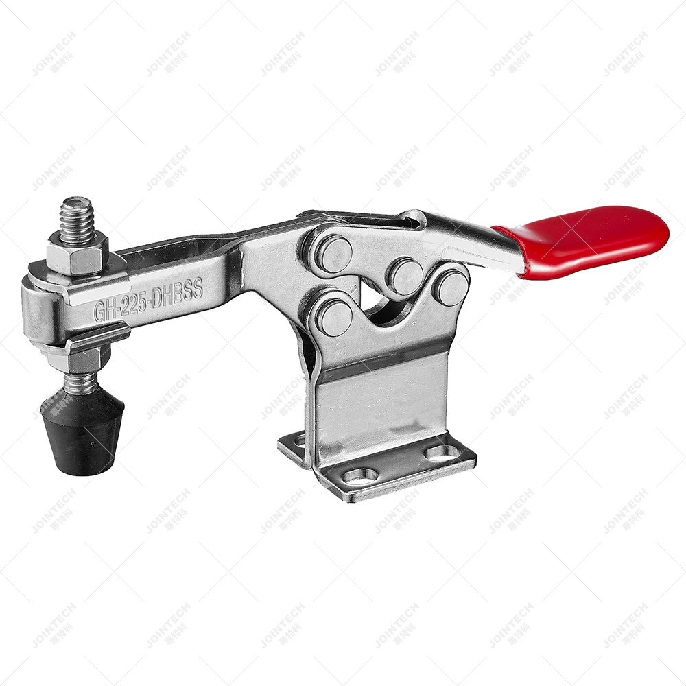 Stainless Steel High Base Mount Hold Down Vertical Toggle Clamp