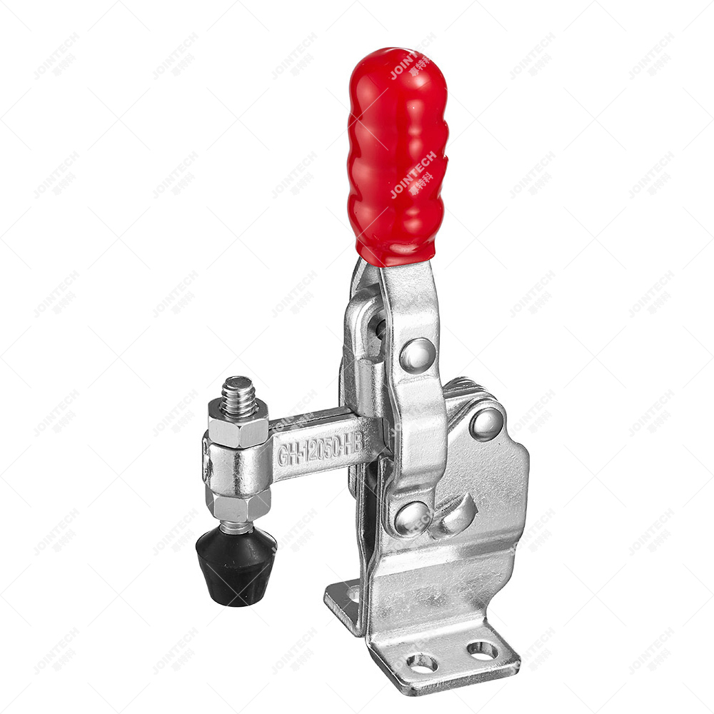 Fixed Holding Bar High Base Handle Vertical Toggle Clamp