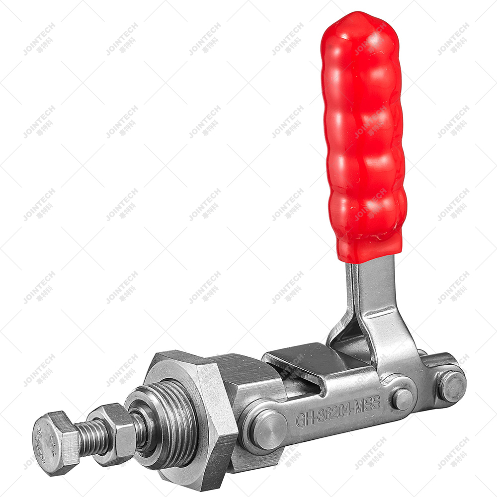SUS304 Straight Line Action Plunger Stroke Quick Release Toggle Clamp